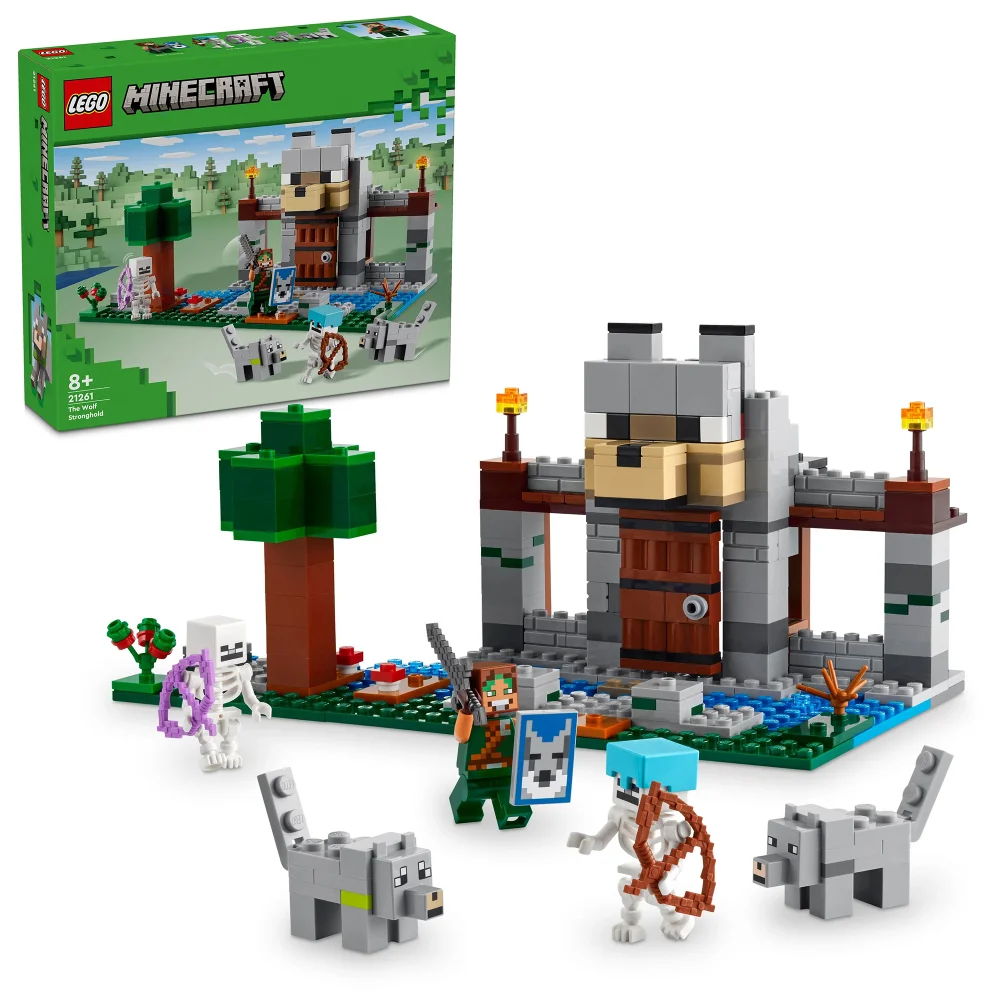 LEGO Minecraft The Wolf Stronghold Video-Game Toy Set 21261 Bild 1