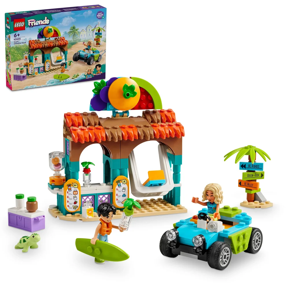 LEGO Friends Beach Smoothie Stand Play Food Toy Set 42625 Bild 1