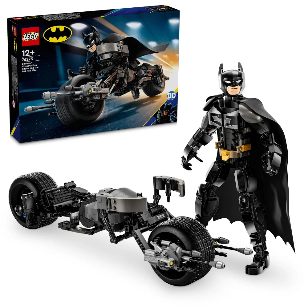 LEGO DC Batman: Batman Construction Figure & the Bat-Pod Bike 76273 Bild 1