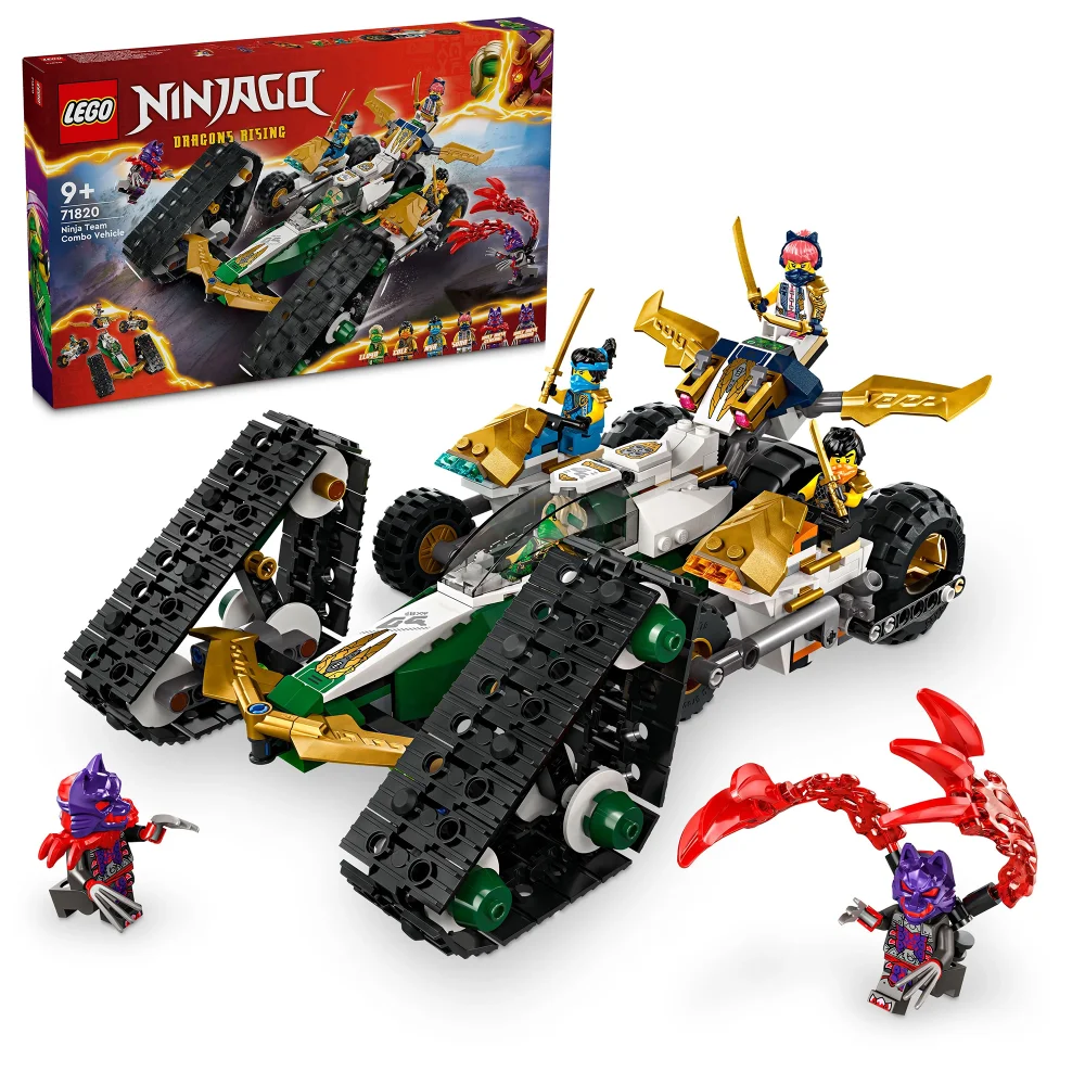 LEGO NINJAGO Ninja Team Combo Vehicle Ninja Toy Set 71820 Bild 1