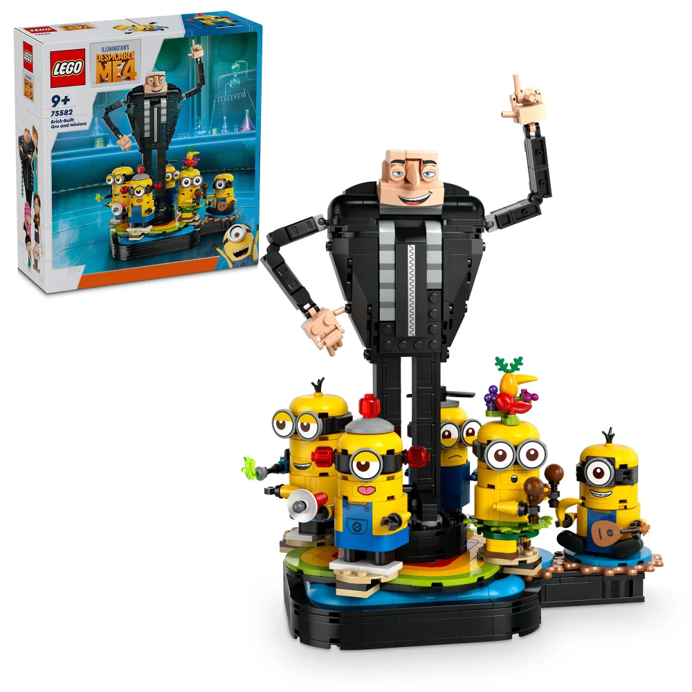 LEGO Despicable Me Brick-Built Gru and Minions Toy Set 75582 Bild 1