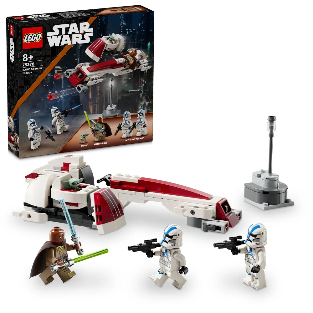 LEGO Star Wars: BARC Speeder Escape Building Toy Set 75378 Bild 1
