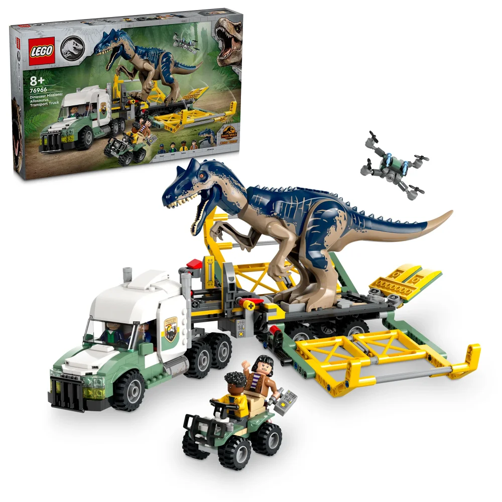 LEGO Jurassic World Dinosaur Missions: Allosaurus Transport Truck 76966 Bild 1