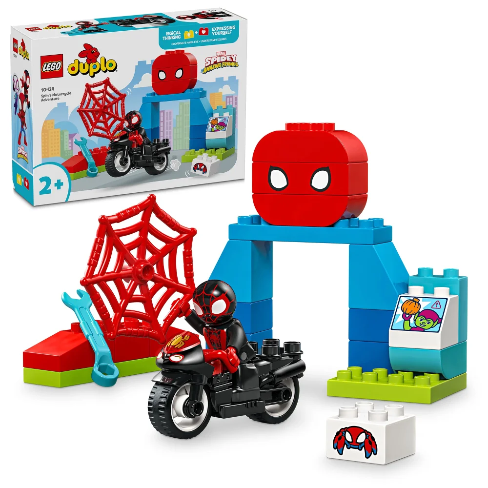 LEGO DUPLO Marvel Spin’s Motorcycle Adventure Set 10424 Bild 1