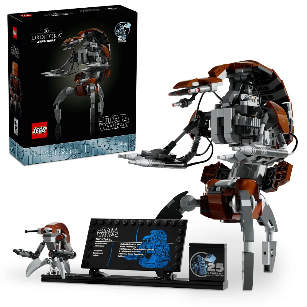 LEGO Star Wars Droideka Model Kit for Adults to Build 75381 Bild 1