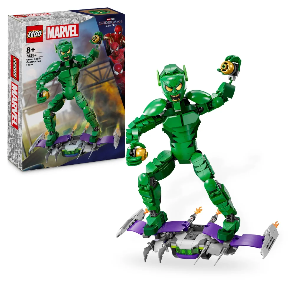 LEGO Marvel Green Goblin Construction Figure Movie Set 76284 Bild 1