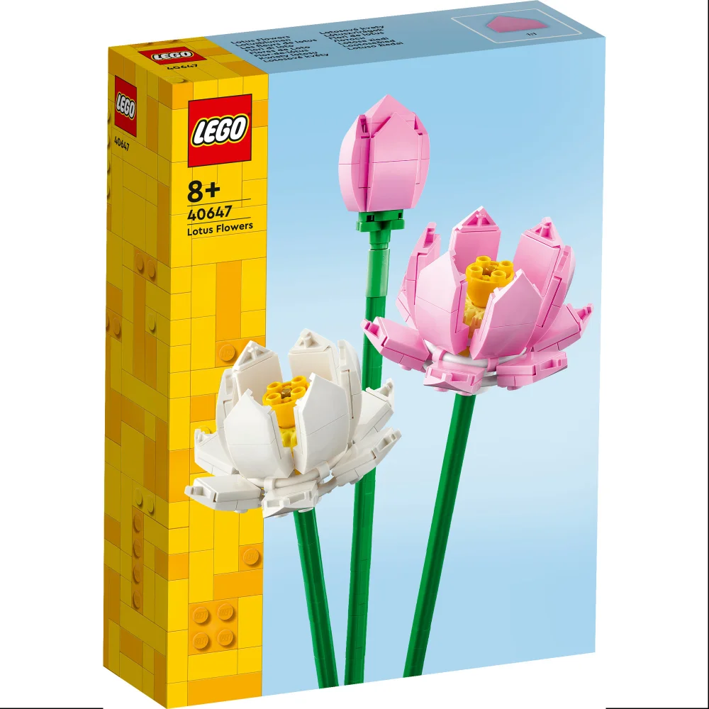 LEGO Botanicals Lotus Flowers Bouquet Building Set 40647 Bild 1