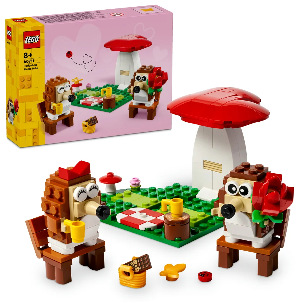 LEGO Hedgehog Picnic Date Set with Toy Animal Figures 40711 Bild 1