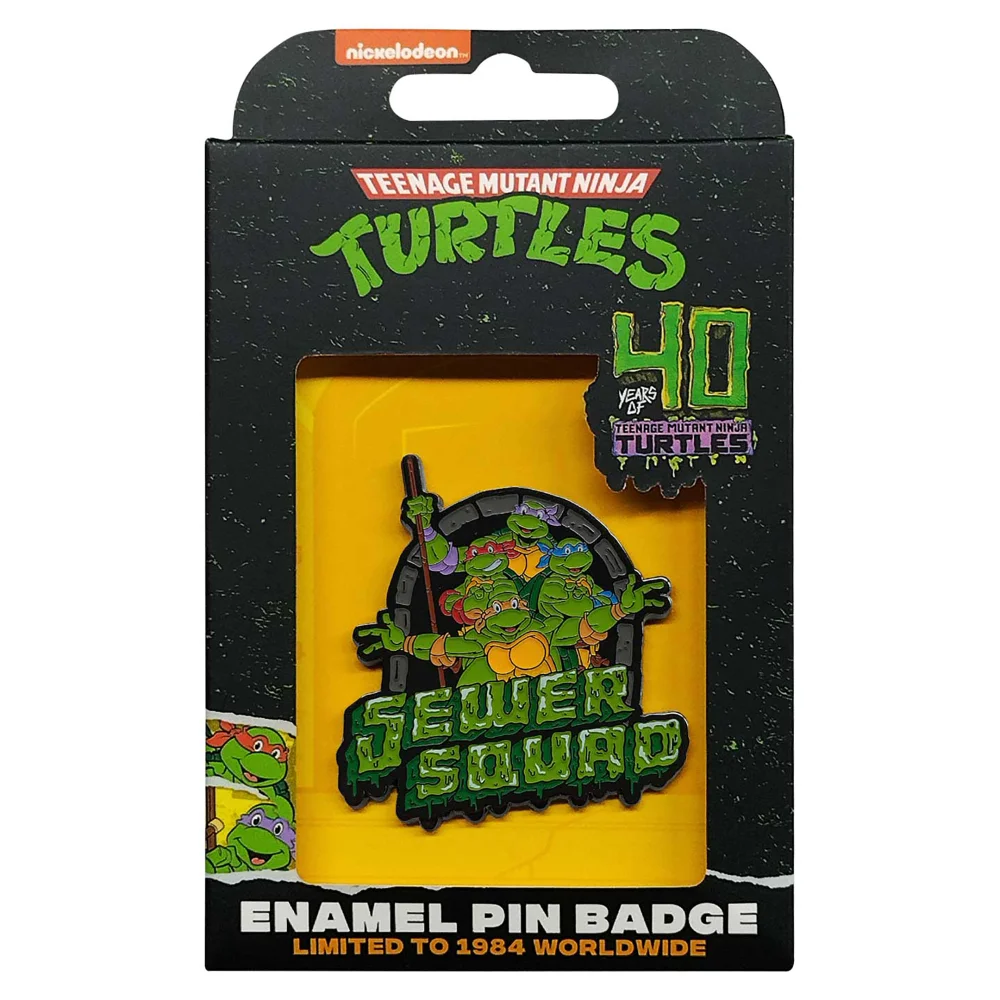Teenage Mutant Ninja Turtles Limited Edition 40th Anniversary Pin Badge by Fanattik Bild 1