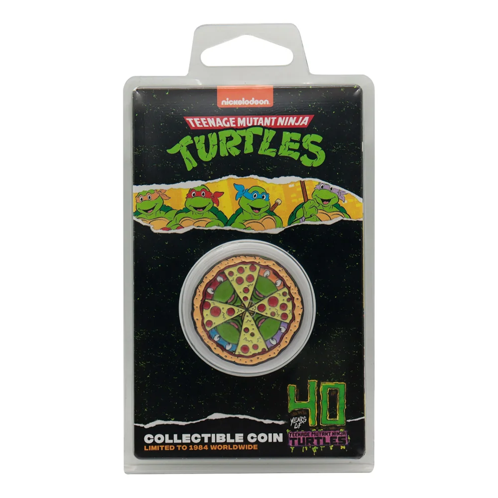 Teenage Mutant Ninja Turtles Limited Edition 40th Anniversary Collectible Coin by Fanattik Bild 1