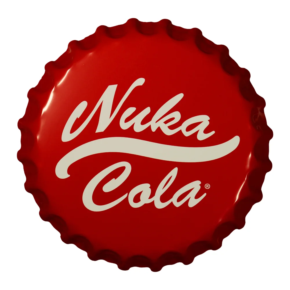 Fallout Nuka-Cola Bottle Cap Tin Sign by Fanattik Bild 1