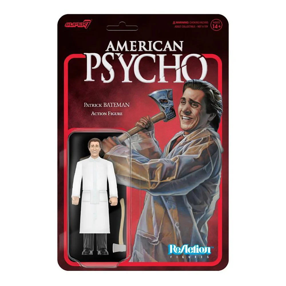 Super7 American Psycho ReAction Wave 1 - Patrick Bateman (Raincoat) Action Figure Bild 1