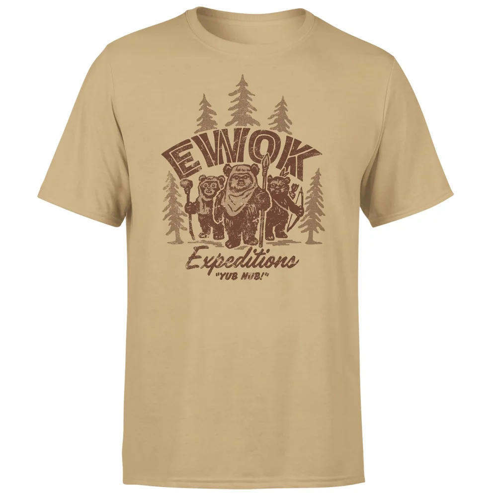 Star Wars Ewok Expedition Unisex T-Shirt - Tan - S Bild 1