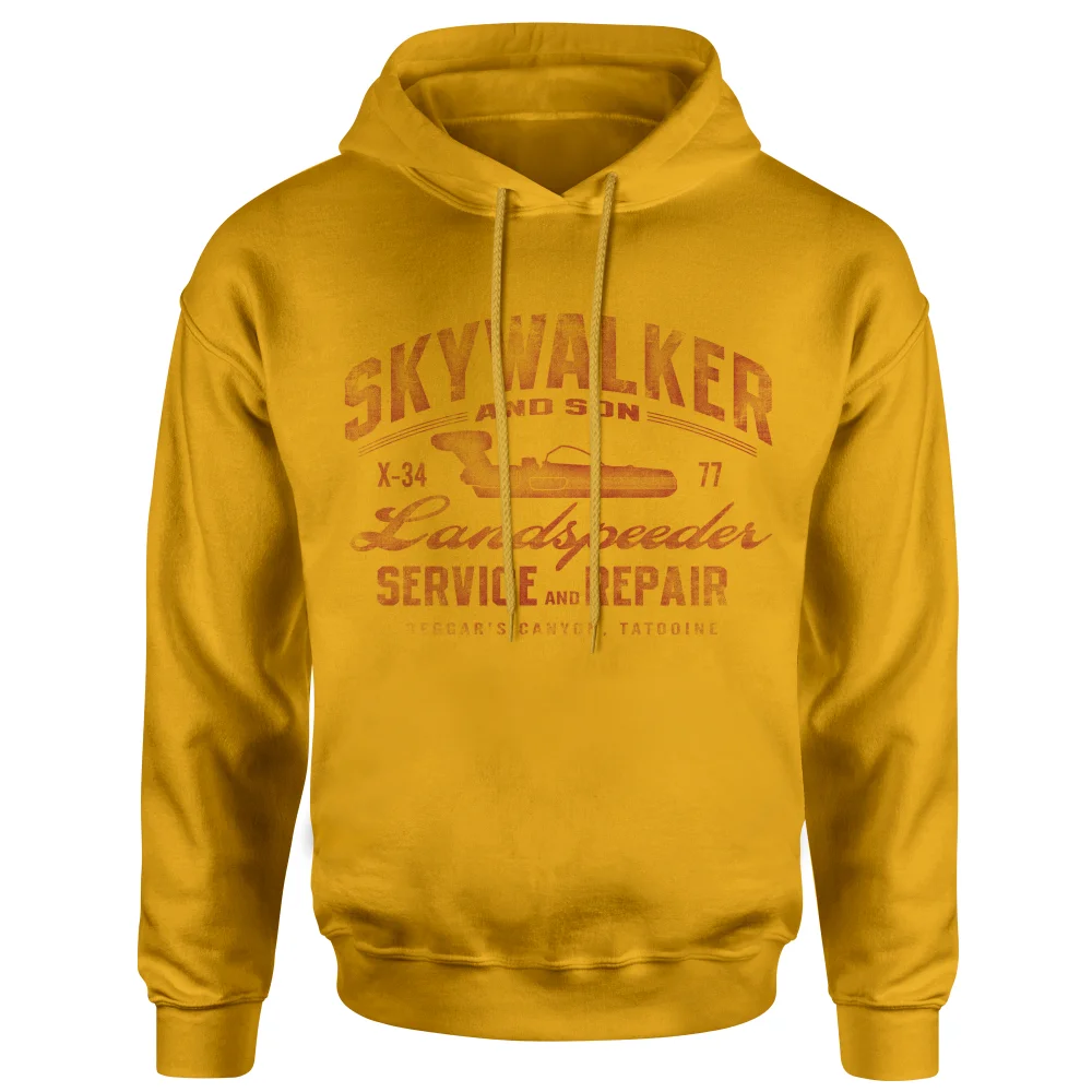 Star Wars Skywalker Landspeeder Repair Hoodie - Mustard - S Bild 1