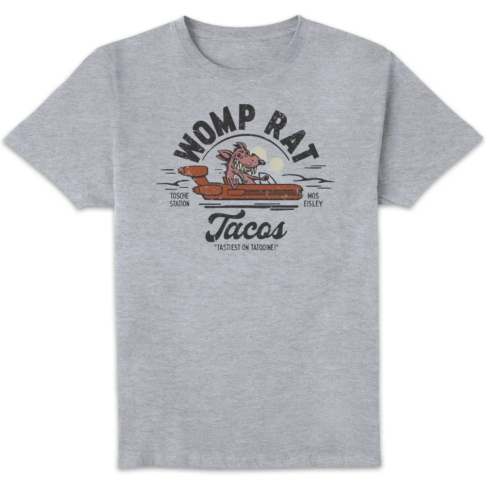 Star Wars Womp Rat Tacos Unisex T-Shirt - Grey - S Bild 1