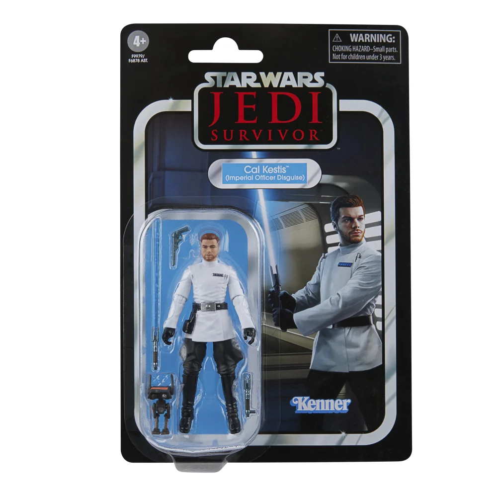 Star Wars The Vintage Collection Cal Kestis (Imperial Officer Disguise), Star Wars Jedi: Survivor Action Figure (3.75”) Bild 1