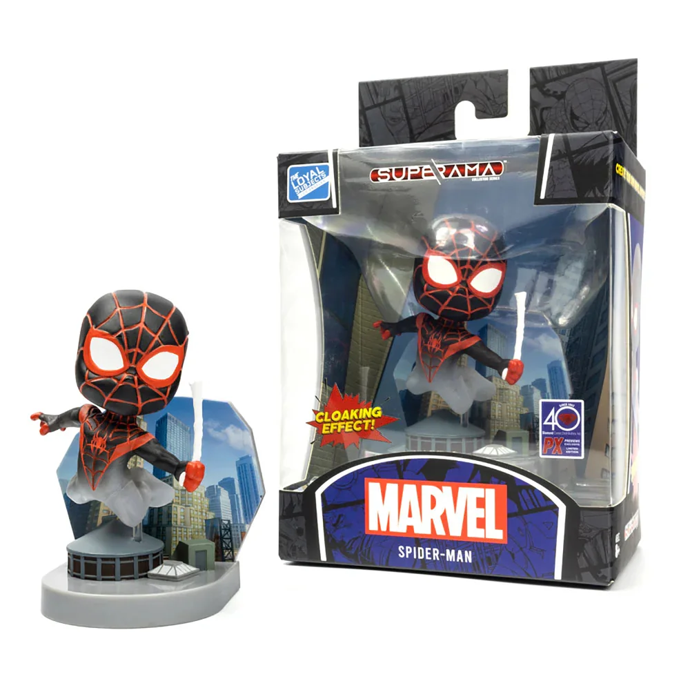 Loyal Subjects Marvel Spider-Man (Miles Morales) with Cloaking Effect Superama Figure (10cm) Bild 1