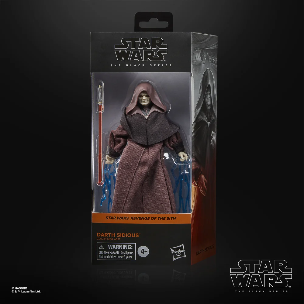 Star Wars The Black Series Darth Sidious, Star Wars: Revenge of the Sith Collectible 6 Inch Action Figure Bild 1