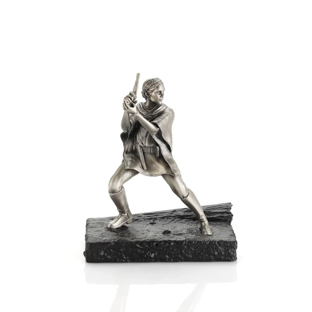 Royal Selangor Star Wars Leia Endor Figurine Bild 1