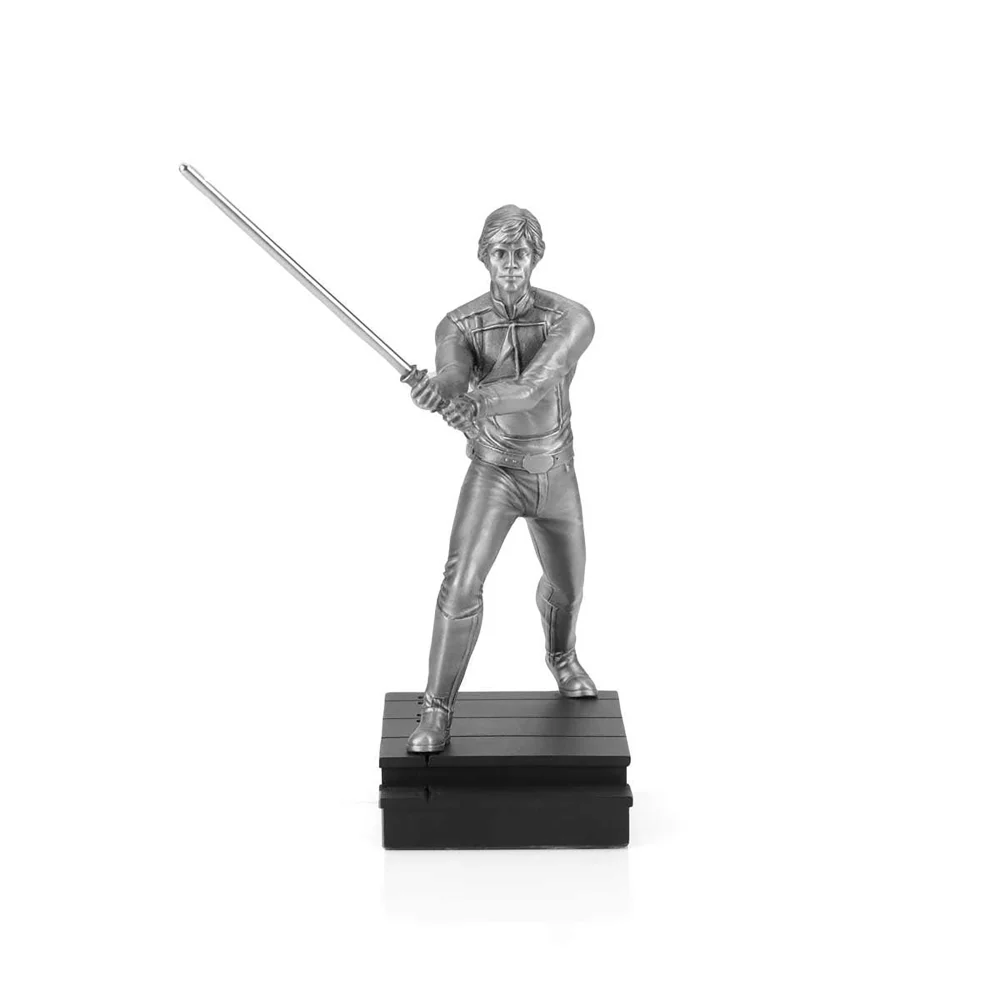 Royal Selangor Star Wars Luke Skywalker Saber Duel Figurine Bild 1
