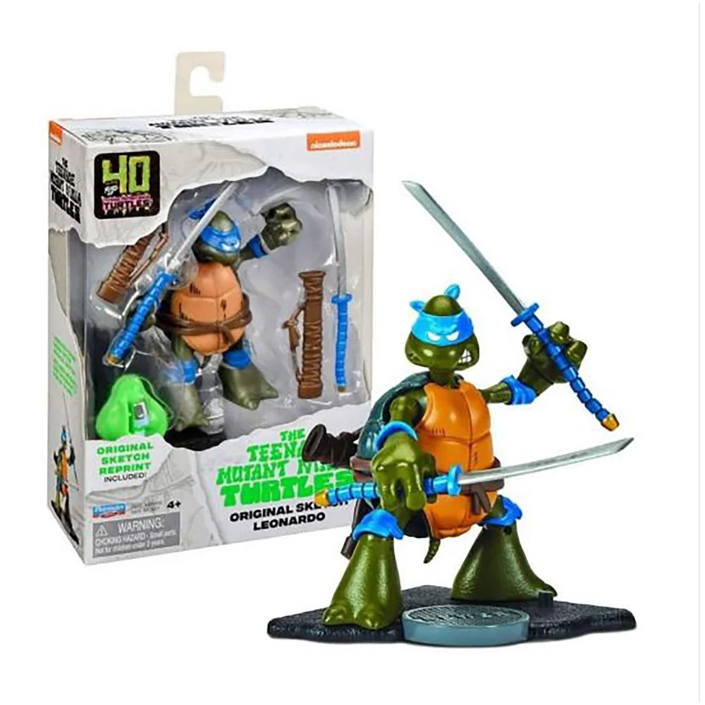 Teenage Mutant Ninja Turtles TMNT: Original Sketch Action Figure: Leonardo Bild 1
