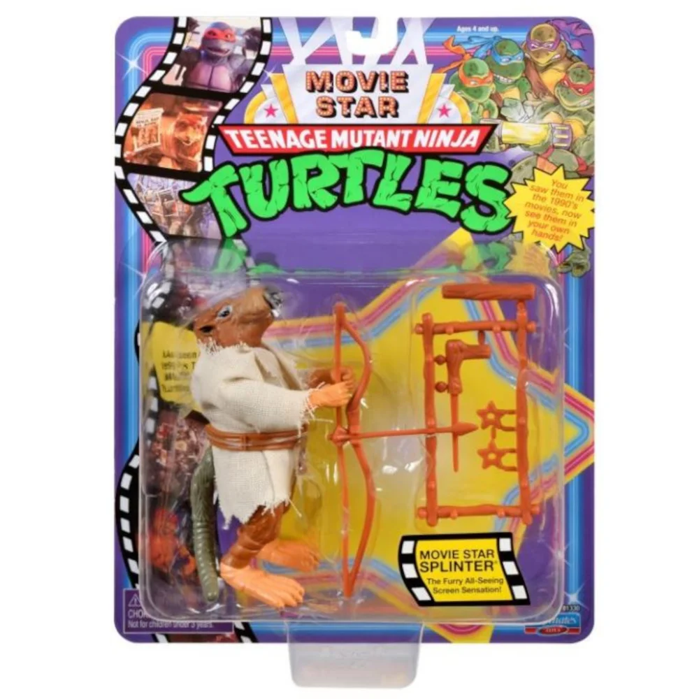 Teenage Mutant Ninja Turtles TMNT: 1991 Movie Star Action Figure: Splinter Bild 1
