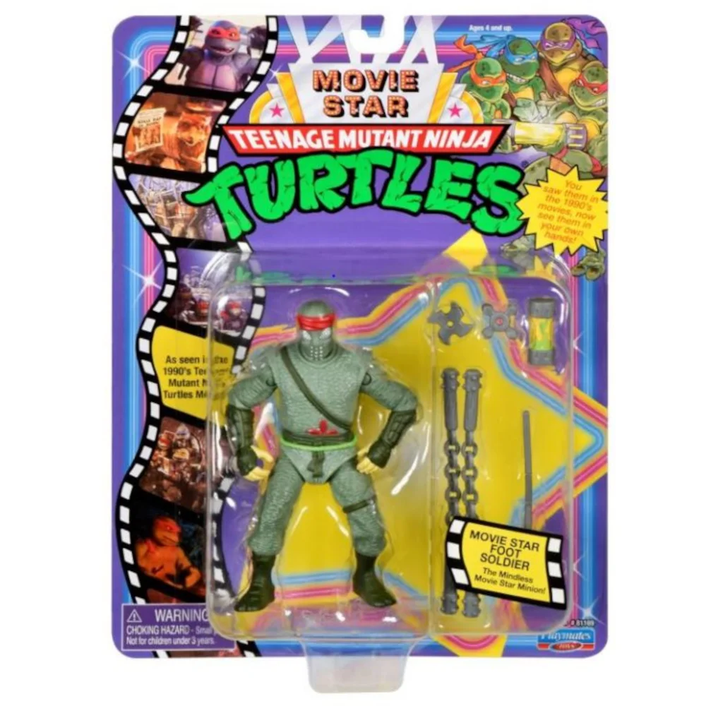 Teenage Mutant Ninja Turtles TMNT: 1991 Movie Star Action Figure: Foot Soldier Bild 1