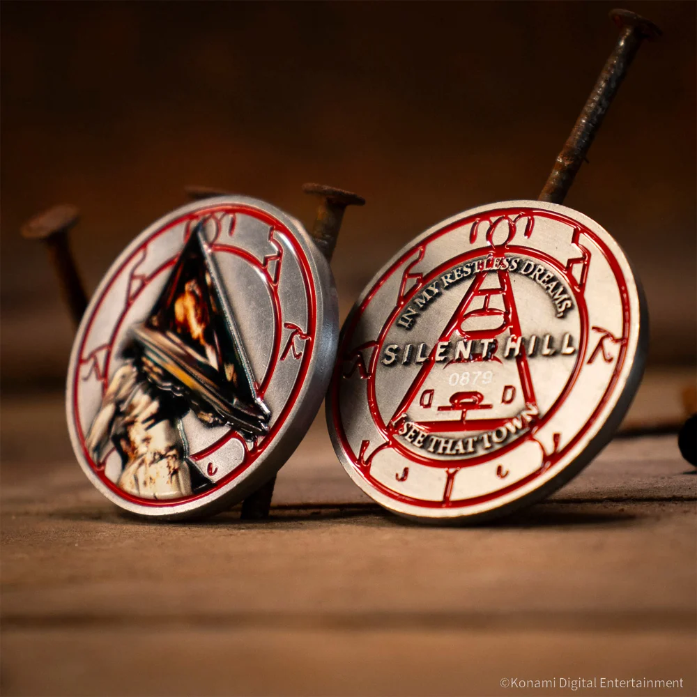 Silent Hill Limited Edition Pyramid Head Coin Bild 1