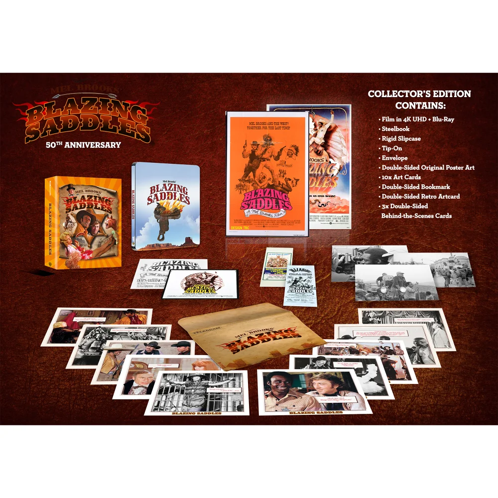 Blazing Saddles 50th Anniversary Collector's Edition 4K Ultra HD Steelbook Bild 1