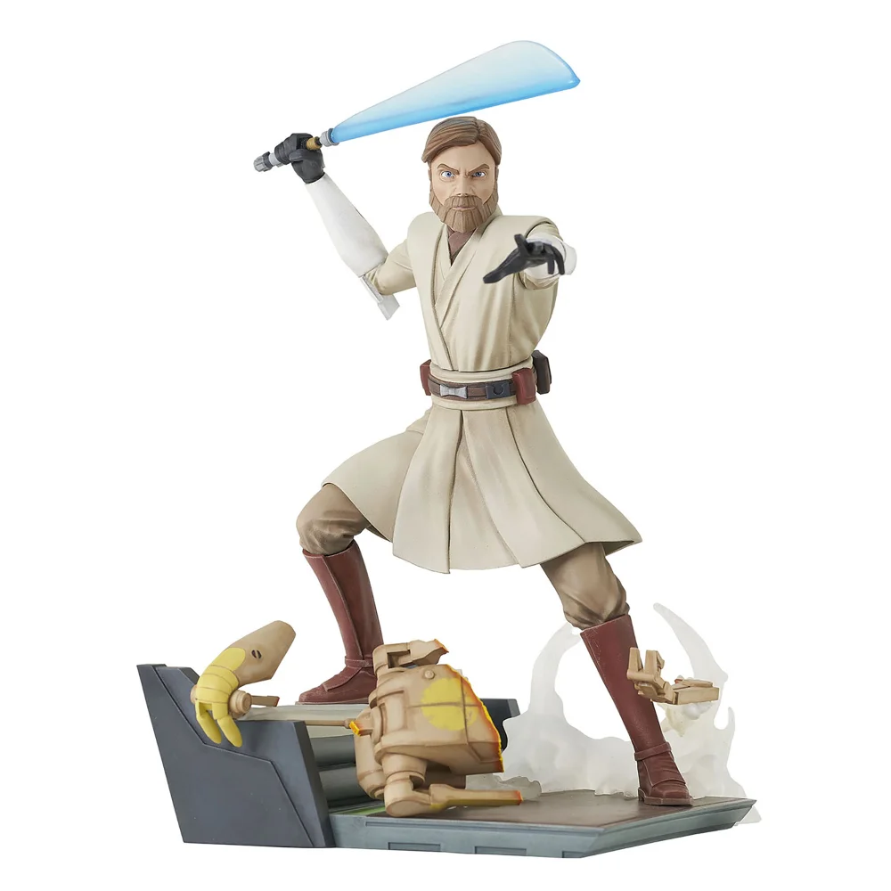 Gentle Giant Star Wars Gallery Clone Wars General Kenobi PVC Statue Bild 1
