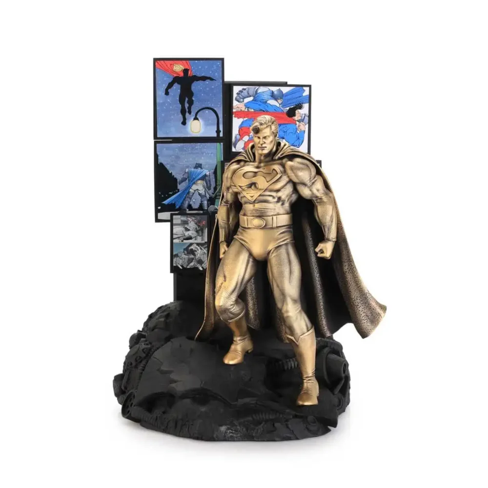 Royal Selangor DC Limited Edition Gilt The Dark Knight Returns Superman Figurine Bild 1