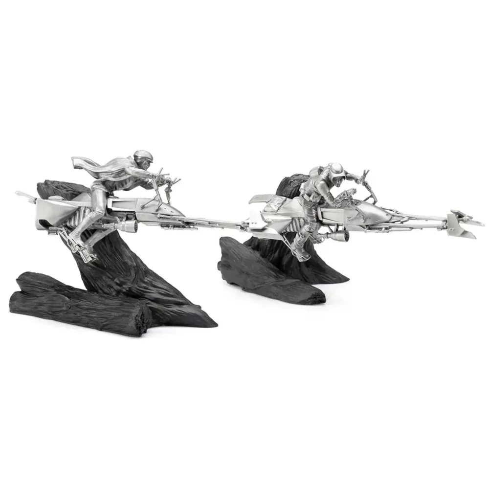 Royal Selangor Star Wars Limited Edition Speeder Bike Chase Diorama Bild 1
