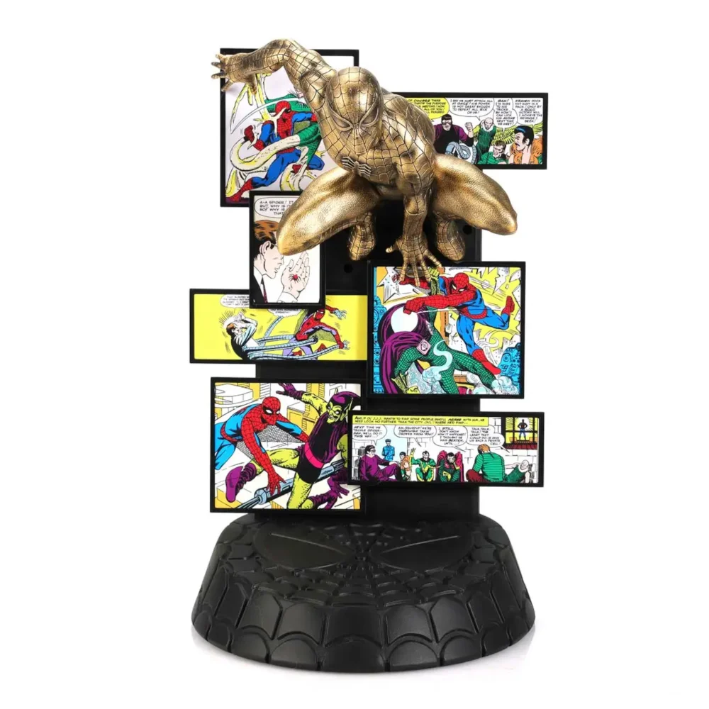 Royal Selangor Marvel Limited Edition Gilt Spider-Man Origins Figurine Bild 1