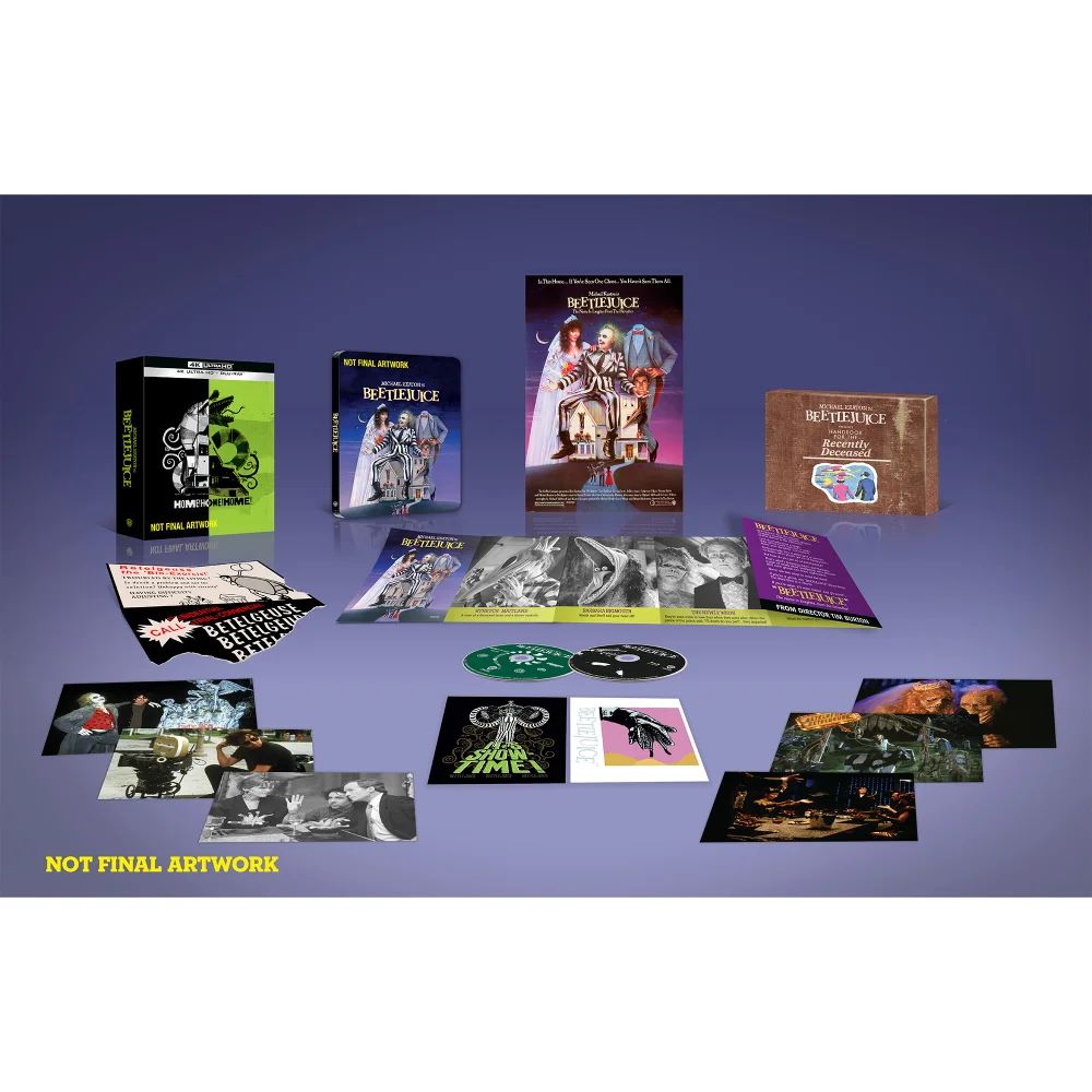 Beetlejuice Zavvi Exclusive Collector's Edition 4K Ultra HD Steelbook Bild 1