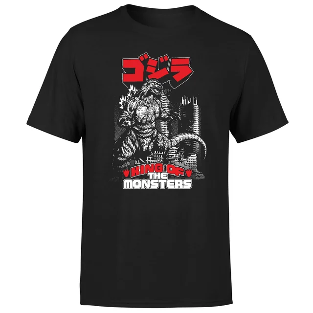 Godzilla Kanji Poster Unisex T-Shirt - Black