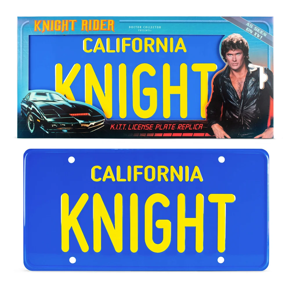 Doctor Collector Knight Rider License Plate Bild 1