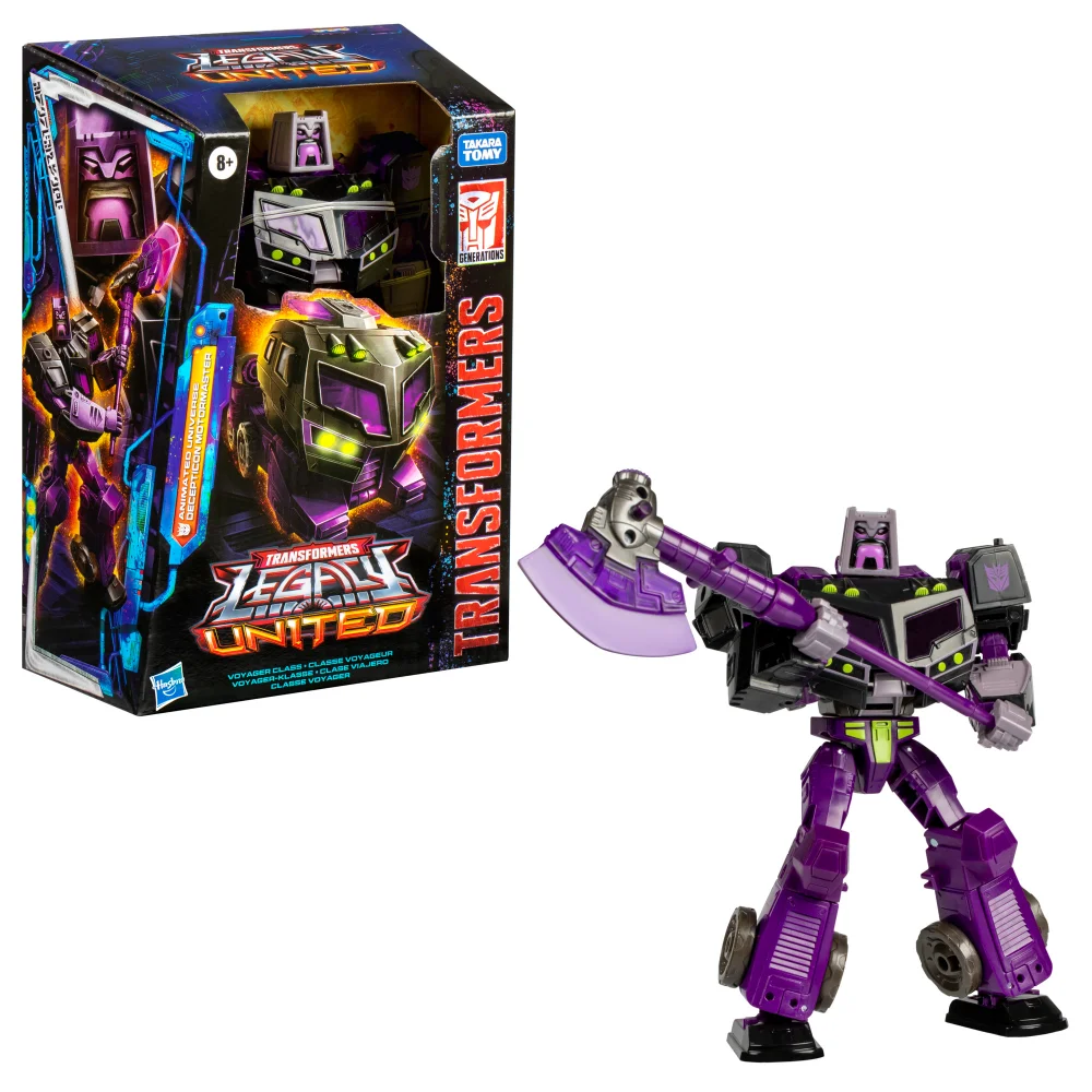 Transformers Legacy United Voyager Class Transformers: Animated Universe Decepticon Motormaster Action Figure Bild 1