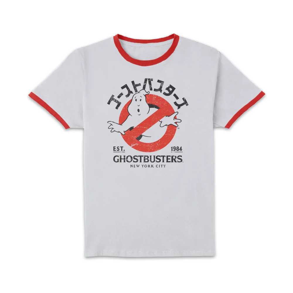 Ghostbusters EST. 1984 Unisex Ringer T-Shirt - White/Red - XS Bild 1