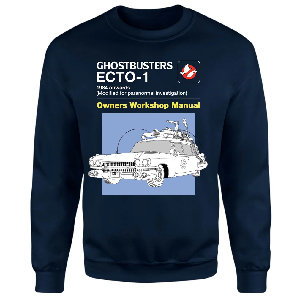 Ghostbusters Ecto-1 User Manual Sweatshirt - Navy - XS Bild 1