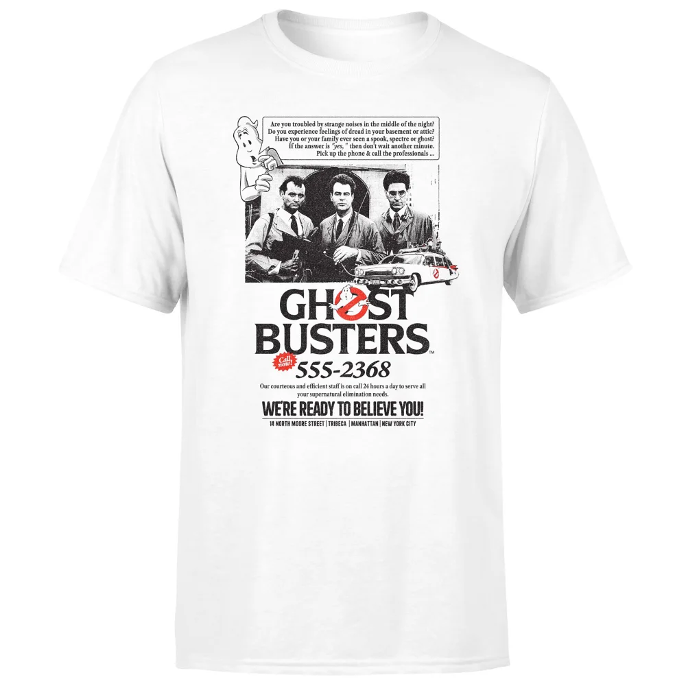 Ghostbusters Vintage Advert Unisex T-Shirt - White - S Bild 1