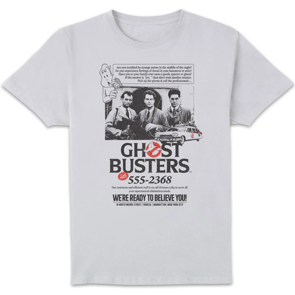 Ghostbusters Vintage Advert Unisex T-Shirt - White - S Bild 1