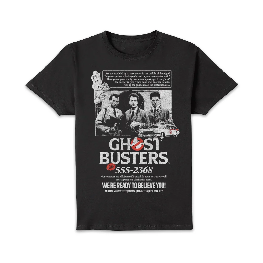 Ghostbusters Vintage Advert Unisex T-Shirt - Black - XXL Bild 1