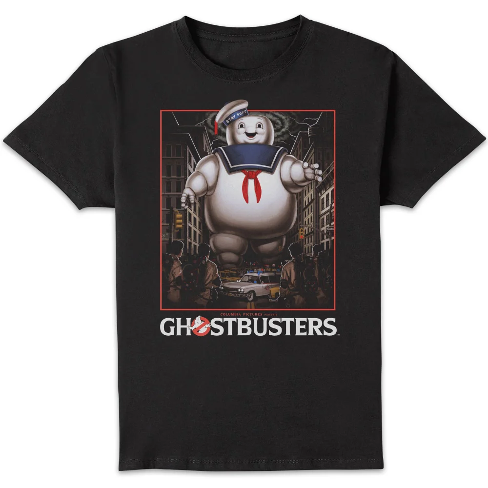 Ghostbusters Marshmallow Man Unisex T-Shirt - Black - S Bild 1