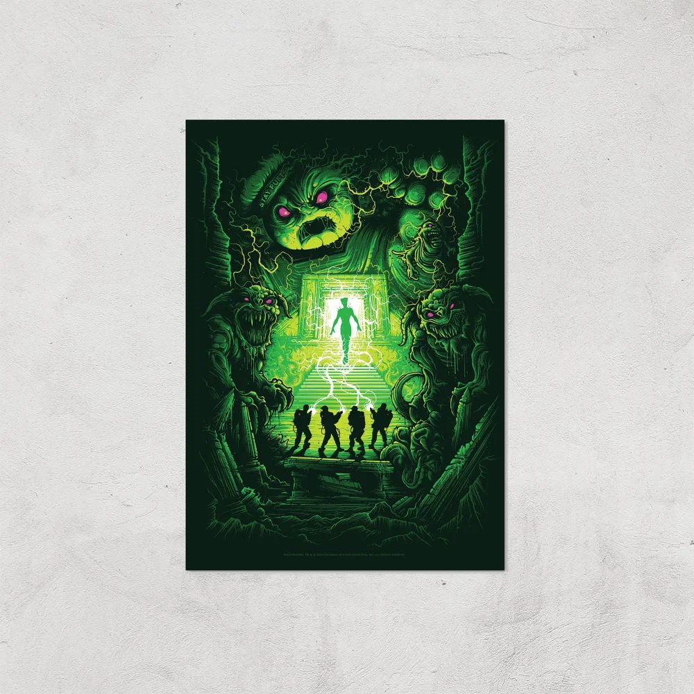 Ghostbusters Dan Mumford Giclee Art Print - A4 - Print Only Bild 1
