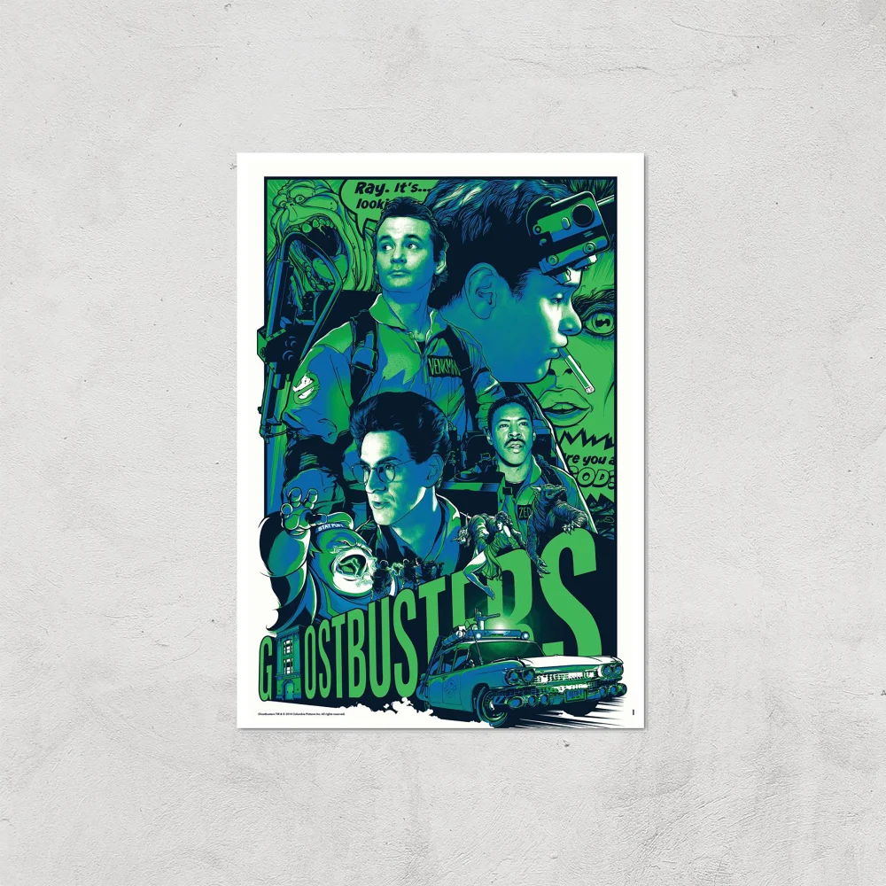 Ghostbusters Joshua Budich Giclee Art Print - A4 - Print Only Bild 1
