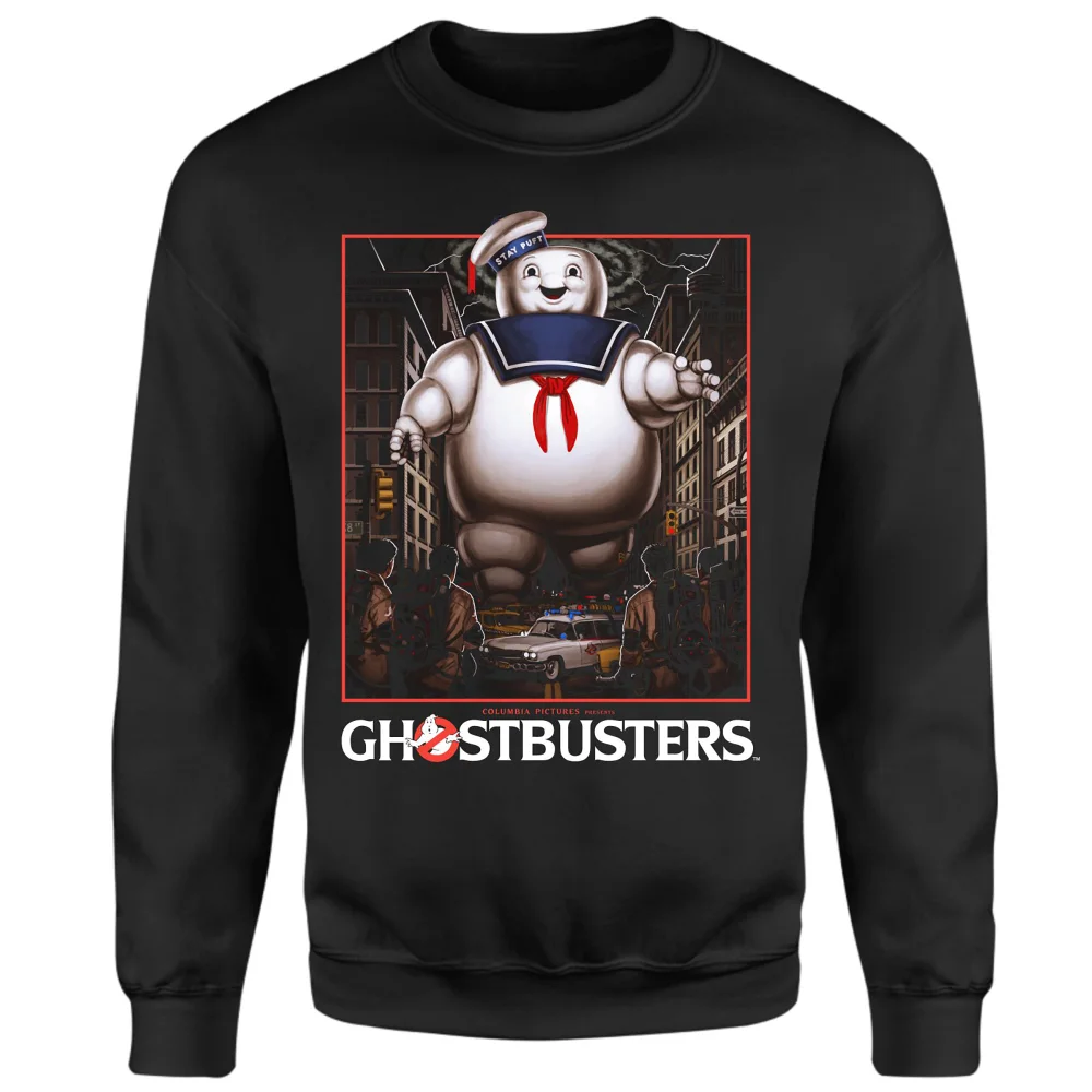 Ghostbusters Marshmallow Man Sweatshirt - Black - L - Schwarz Bild 1