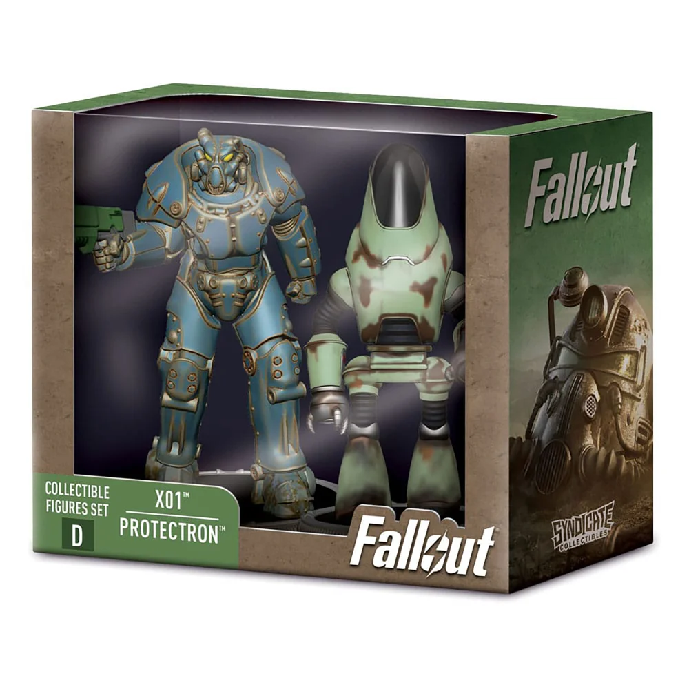 Fallout Mini Figures 2-Pack Set D X01 & Protectron 7 cm Bild 1