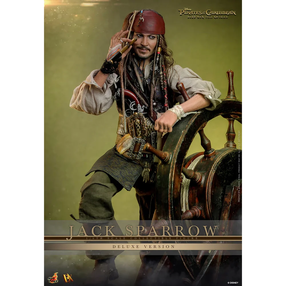 Hot Toys 1:6 Scale Pirates of the Caribbean: Dead Men Tell No Tales Jack Sparrow Deluxe Edition Statue Bild 1