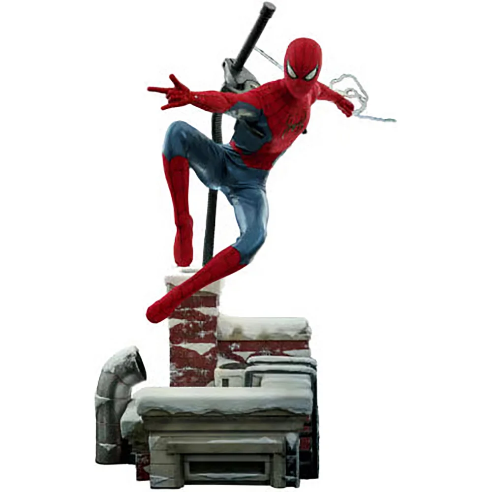 Hot Toys 1:6 Scale Marvel Spider-Man: No Way Home Spider-Man New Red And Blue Suit Deluxe Edition Statue Bild 1