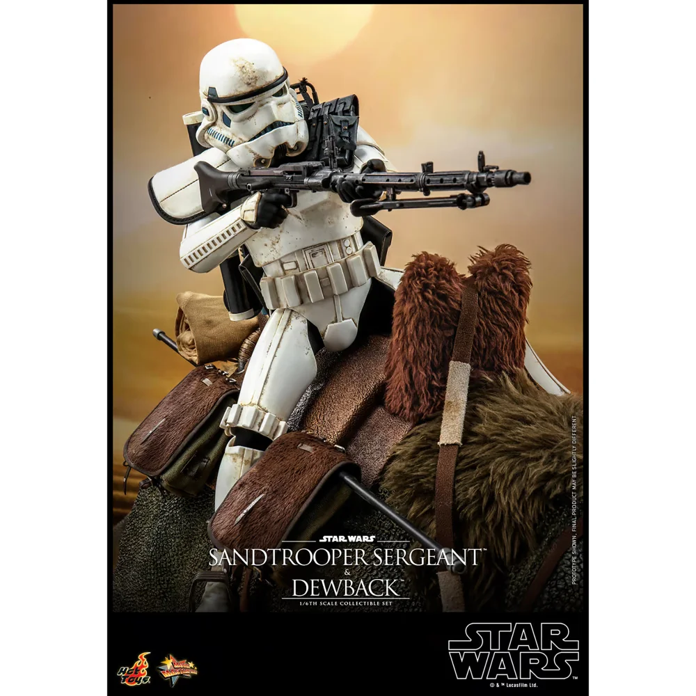 Hot Toys 1:6 Scale Star Wars A New Hope Dewback and Sandtrooper Sergeant Set Bild 1